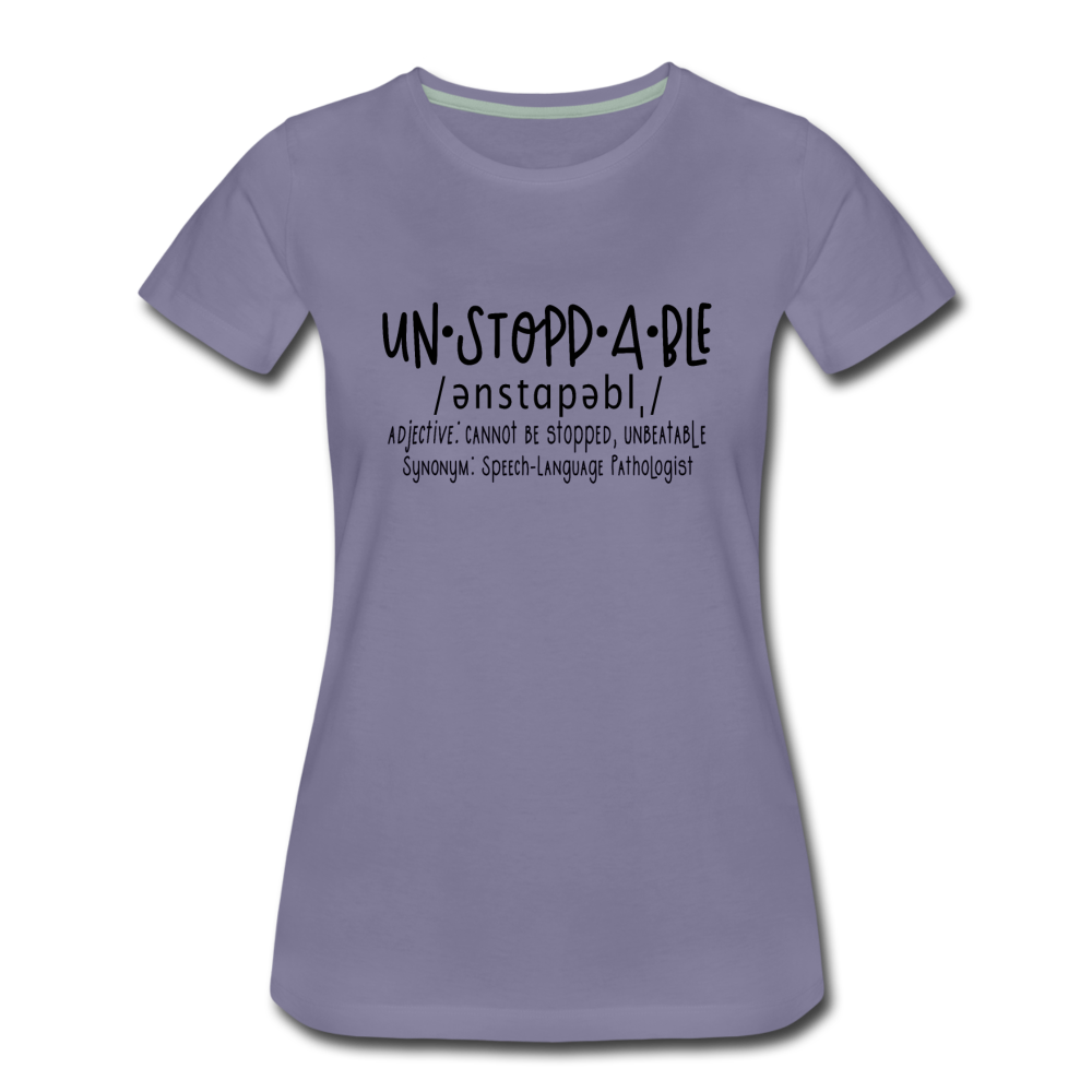 Unstoppable Premium T-Shirt - washed violet