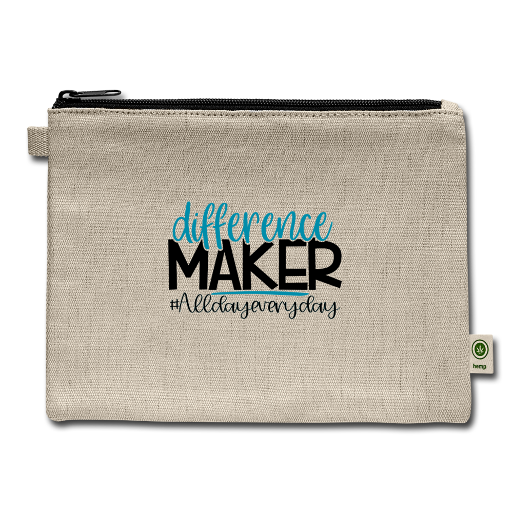 Difference Maker Carry All Pouch - natural