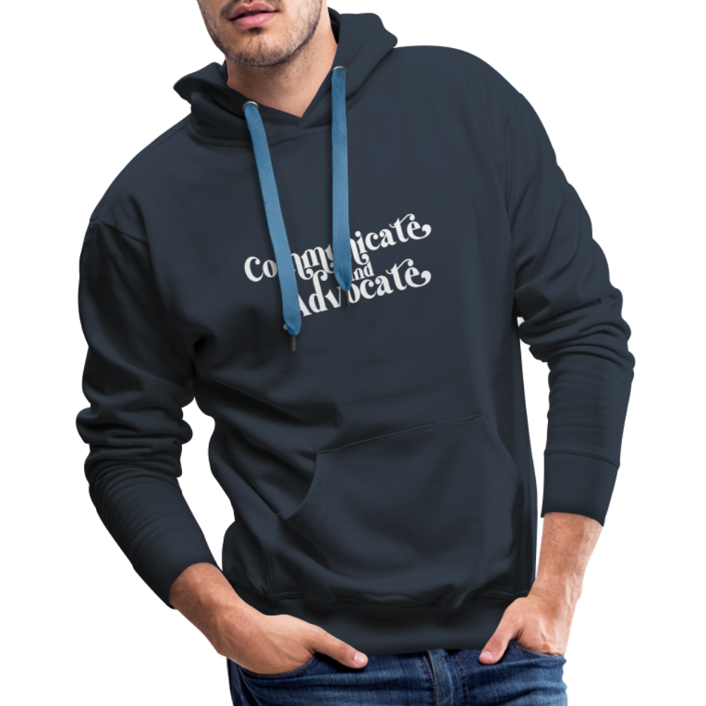 Communicate and Advocate Hoodie - navy